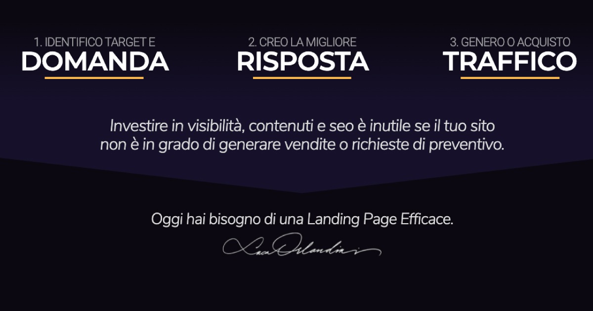 landing page efficace