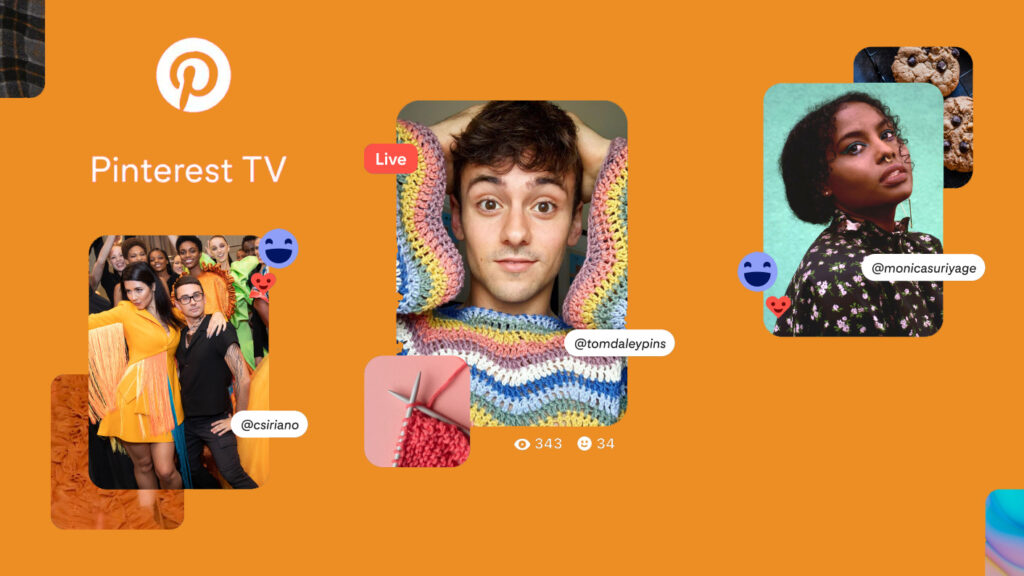 Pinterest lancia la sua tv e si apre al Livestream shopping